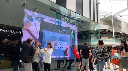 Sets New Benchmark with Largest Indoor COB Curved Display